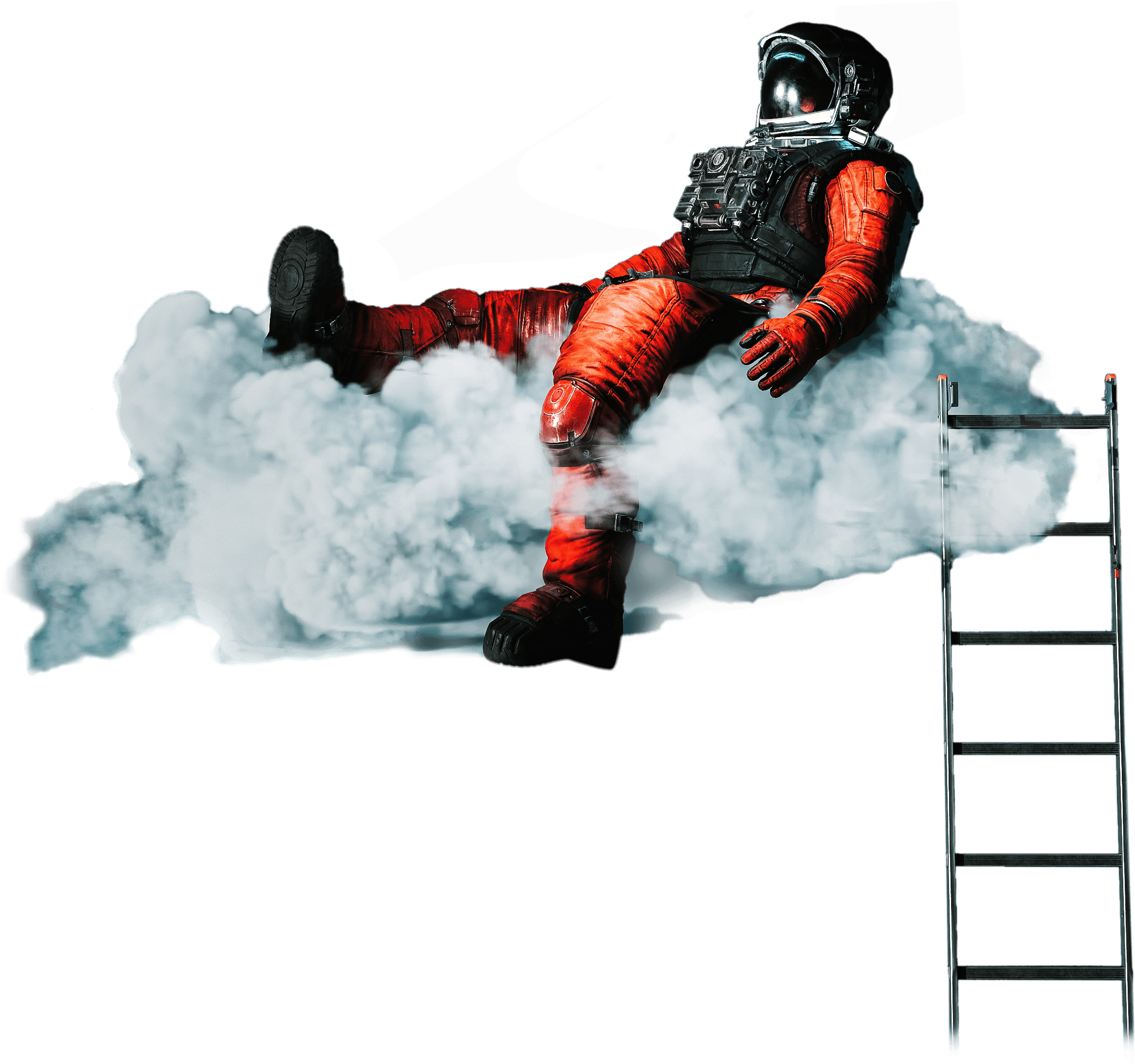 Astronaut reaching for the stars